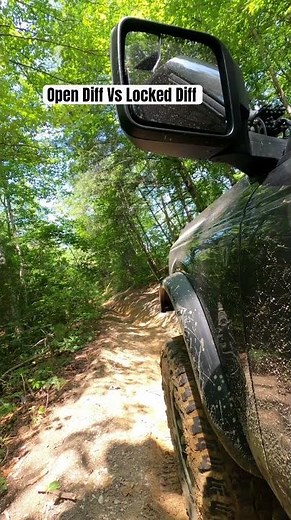 Open diff vs locked diff on a 2021 ford bronco