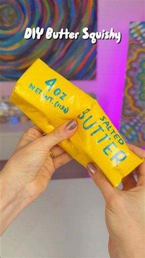 How to make a DIY butter squishy!😱🧈