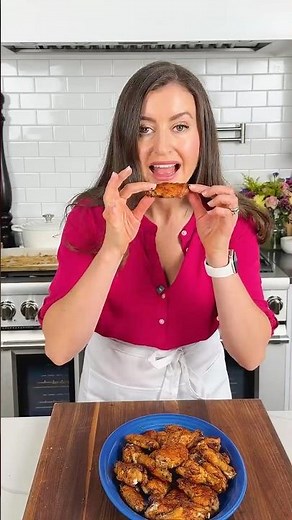 Baked Chicken Wings - Crispy & Easy #shorts