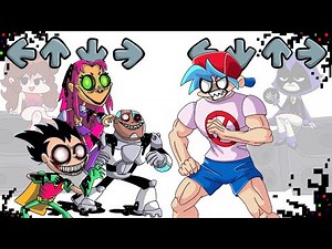 GLITCH EPIDEMIC: Boyfriend Saves Corrupted Teen Titans Go! | Friday Night Funkin' Animation