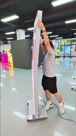 This poster-style LED display offers you greater convenience#posterleddisplay #eagerled #leddisplay