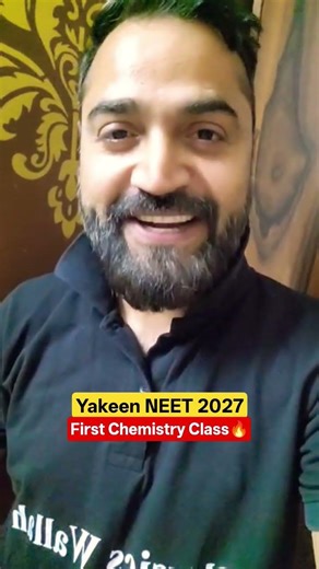 First Free Chemistry Class🔥 Yakeen NEET 2027💪 #pw #neet
