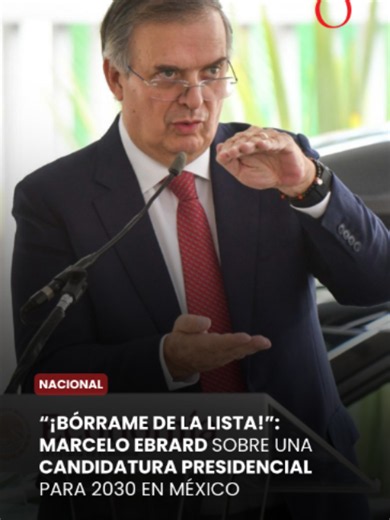 🗳️ Durante la conferencia de prensa en la Cámara de Diputados, tras su comparecencia, el titular de la Secretaría de Economía, Marcelo Ebrard, descartó participar en las elecciones de 2030 por la presidencia. 🗣️ Después de que le preguntaran sobre este tema, el secretario de la SE afirmó estar concentrado en sus actuales labores y pidió esto. 📸 | Cuartoscuro #MarceloEbrard #Elecciones2030 #México #TikTokInforma #Noticias