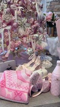 Christmas Haul 🎀#christmas #christmastree #christmashaul #pink #pinkaesthetic #pinkchristmas #haul