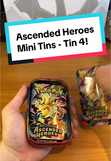 Pokémon Ascended Heroes Mini Tins - Unboxing Tin 4!