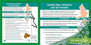 Doodle Map: Yorkshire and the Humber (Ages 5 - 11)