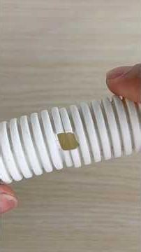 A clever way to make strong and flexible PVC pipe connections.