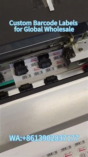 Custom Barcode Labels for Global Wholesale. #jiancaiclothing #barcodlabels