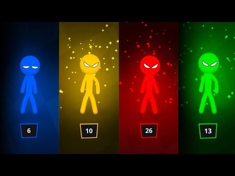Stickman Party - Tournament Mode 1-4 Player Random | Gameplay Walkthrough MiniGames Update