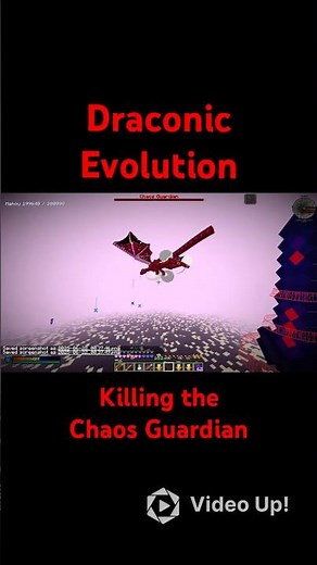 Draconic Evolution, Kill The Chaos Guardian #minecraft #dunnersduke #atm9