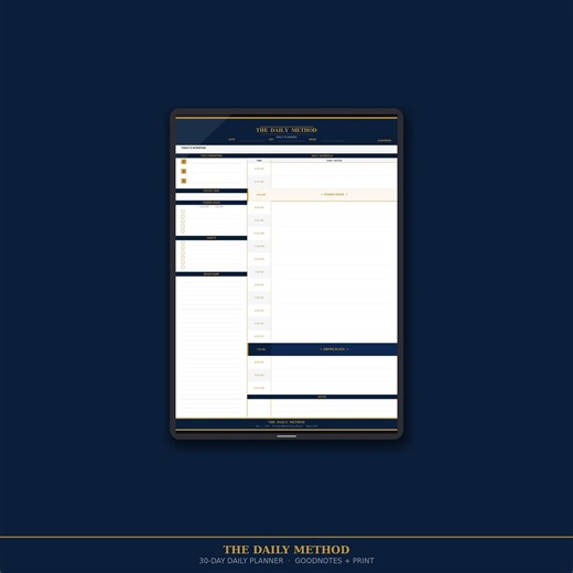 30-day Daily Planner PDF, Entrepreneur Productivity (digital Download) - Etsy