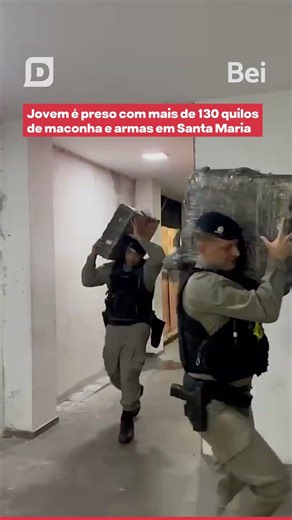 YOUNG MAN ARRESTED WITH OVER 130 KILOS OF MARIJUANA AND WEAPONS IN SANTA MARIA