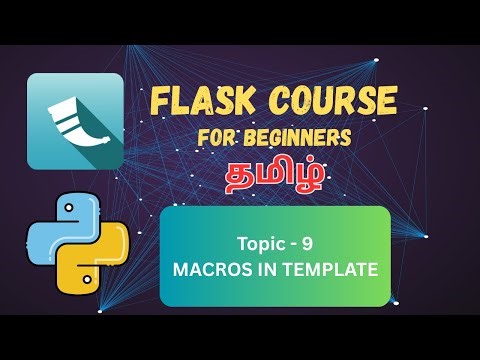 Macros in Flask in Tamil #flasktutorial