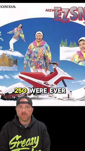Honda Easy Snow Bike Kit from the 90's: A Rare Gem
