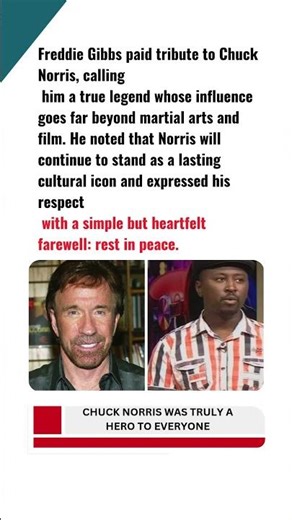 “Never to Be Forgotten!” Freddie Gibbs Pays Tribute to Chuck Norris
