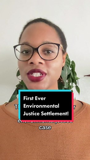 The first ever environmental justice settlement by the U.S. Dept of Justice just happened in Lowndes County, AL. #climatejustice #environmentaljustice #ecotok #alabama