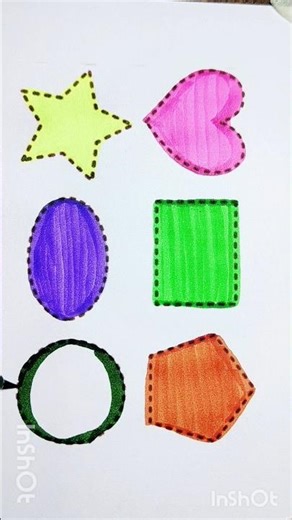 Easy shapes drawing #drawing #shape #viralshorts