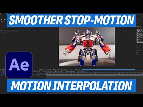 After Effects Stop-Motion Tutorial - Motion Interpolation (for SMOOTHER Motion)