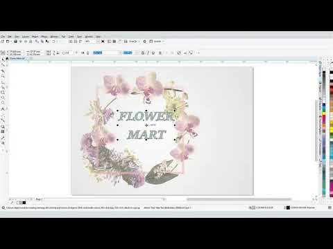An overview of coral draws Text Tool