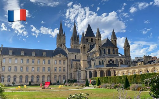 【超清】漫步游法国卡昂(Caen)｜法国西北部城市｜法国的重要的港口之一 2022.8