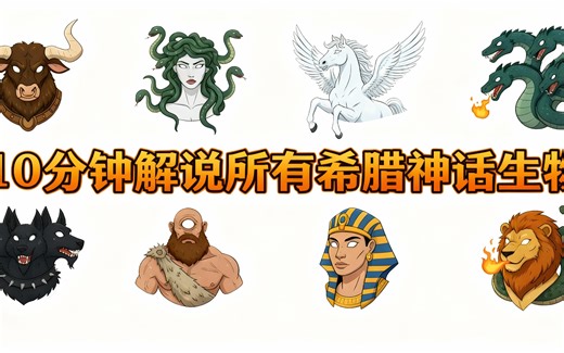 [中配]10分钟解说所有希腊神话生物 - Professor Wildfang