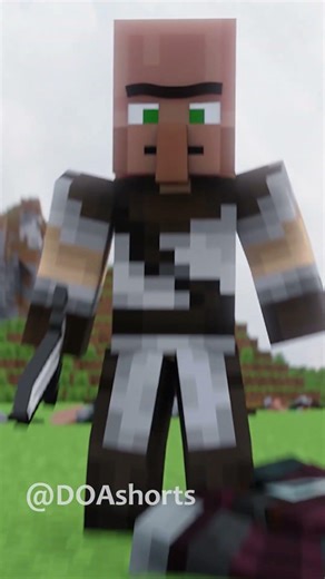 Villager Army in Action! #minecraft #minecraftanimation