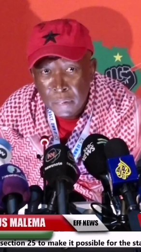 This is what Julius Malema had to say to the journalists who were trying to create division between the EFF and the MK Party #jacobzuma #mkparty