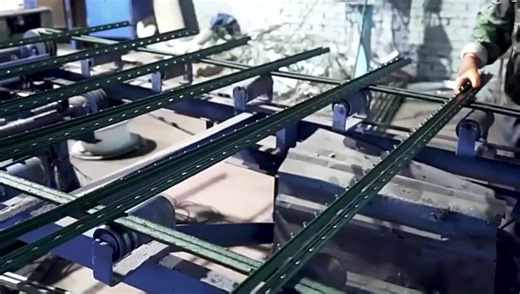 American Steel Galvanized/Green Studded T Fence Post