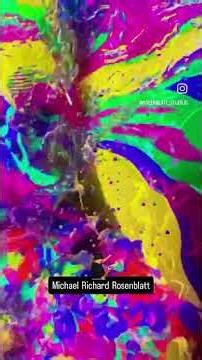 pouring demo with effects by #michaelrichardrosenblatt #artdemo #pouringpaint #mixedmedia