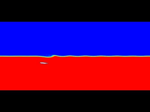 Simulation of breaking wave produced by the hydrofoil in open channel flow model using ANSYS Fluent