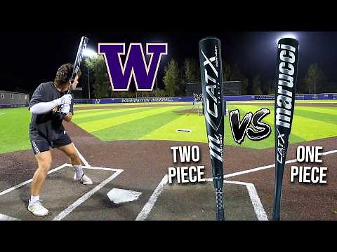 MARUCCI CATX VANTA BBCOR REVIEW | 1-pc vs. 2-pc (Connect) at University of Washington