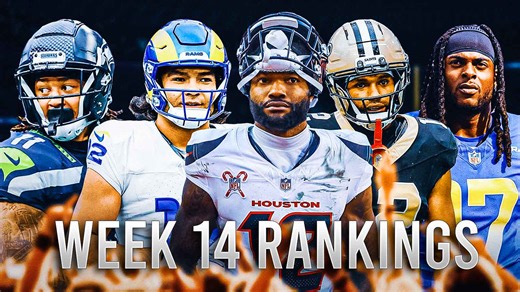 Fantasy Football Wide Receiver Rankings: Week 14