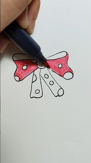 Easy draw a ribbon 🎀/ step by step drawing/ #easydraw #drawingtutorial #creativedrawing