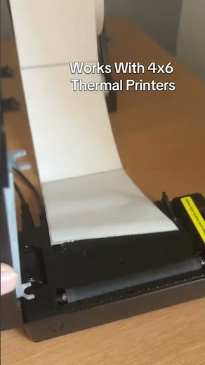 🖨️ 4x6 Thermal Label Holder 📦 Roll & Fan Fold Labels