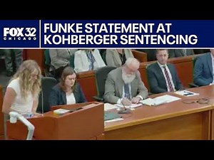 FULL VIDEO: Bethany Funke statement at Bryan Kohberger sentencing