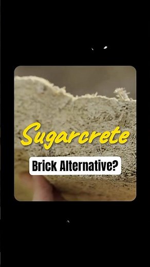 Bricks Made from Sugarcane? 🍬🧱