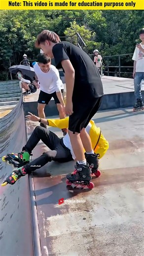 হেলমেট না থাকলে আজ বড় দুর্ঘটনা ঘটতো! 😱🛹 | The Lucky Skateboarding Save #shorts