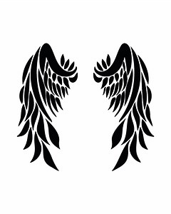 Angel Wings Svg, Instant Download Angel Clipart, Png Eps Dxf Jpg Files for Cricut - Etsy