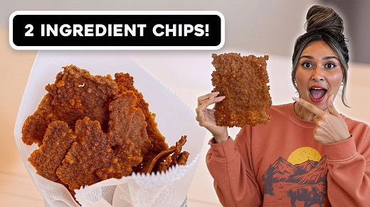 2 Ingredient Chips! Low Carb and Crispy Recipe