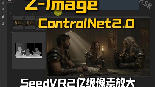 造相联合ControlNet2.0模型深度解析:Sigmas分割高低噪渲染+SeedVR2亿级像素完整实战,更强控制×稳定局部重绘