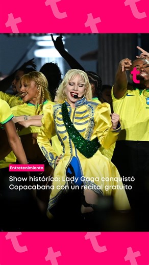 ¡Lady Gaga hizo vibrar Copacabana! 🎶🏖️ 🇧🇷Más de 2 millones de personas colmaron la icónica playa de Copacabana para ver el regreso triunfal de Lady Gaga a Brasil. 🎤Después de 13 años, la estrella del pop deslumbró con un show gratuito e inolvidable la noche del sábado. 💰El show de Lady Gaga se enmarca en una iniciativa del Ayuntamiento de Río de Janeiro para reactivar la economía local luego del Carnaval y el Año Nuevo, aprovechando también la antesala del Día de San Juan, que se celebra e