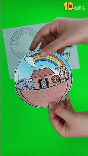 Noah's Ark Rainbow Covenant Wheel Craft