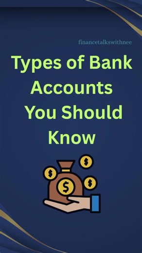Do you know there are different types of bank accounts and each serves a different purpose? 🤔