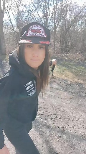 finally got this stunt down #squarebody #girlswithtrucks #chevygirls #gmctrucks #classictrucks #c10trucks