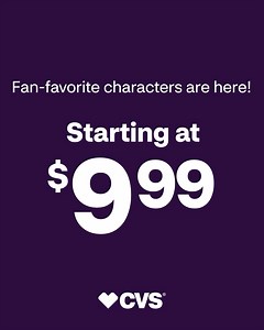 4.3K views | They’re here! Shop your favorite Halloween characters starting at $9.99. | CVS Pharmacy | Facebook