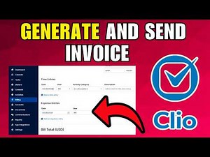 How To Generate And Send An Invoice In Clio (2026) (Best Method)