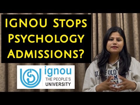 IGNOU Stops Psychology Admissions & Classes? Full Details Here!
