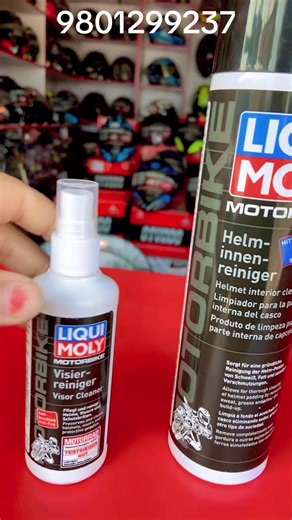 Effective Helmet Cleaning with Liqui Moly Cleaner