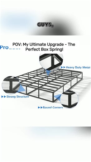 Box Spring Full Size Bed with Fabric Cover