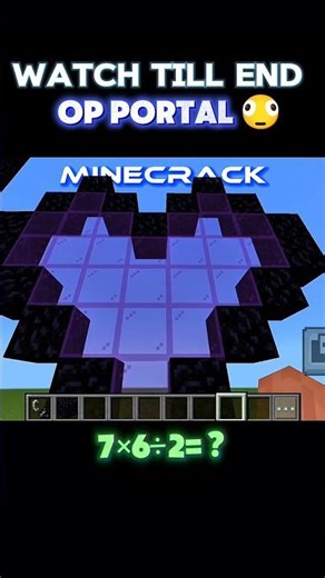 Op Portals 🫪 ||MineCrack #shorts #viral #minecraft #minecraftshorts #trending #2026 #shortsviral